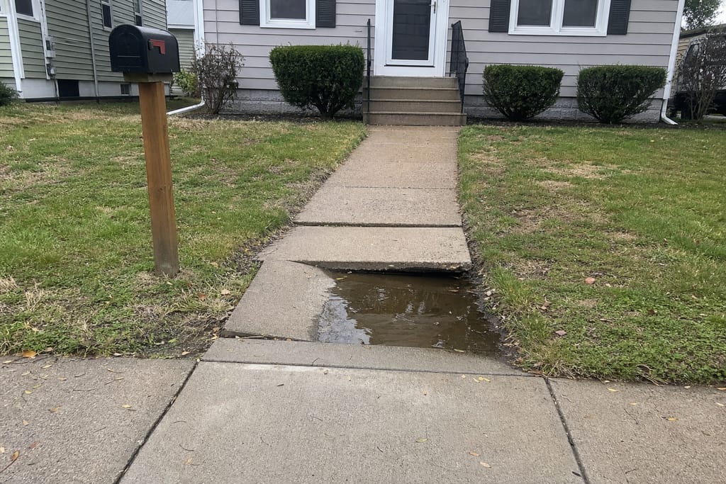 Sidewalk & Walkway Lifting photo